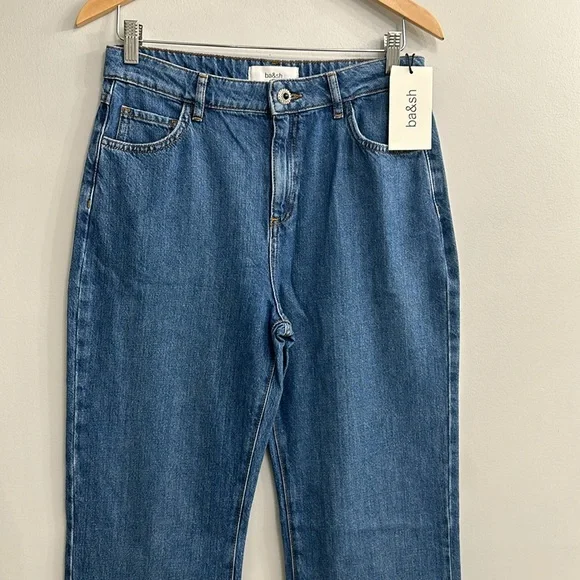 Ba&sh Women's Blue Idro High-rise Flared Jeans